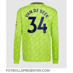 Manchester United Donny van de Beek #34 Tredje Matchtröja 2022-23 Långärmad